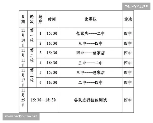 赛事日程图_赛事汇总